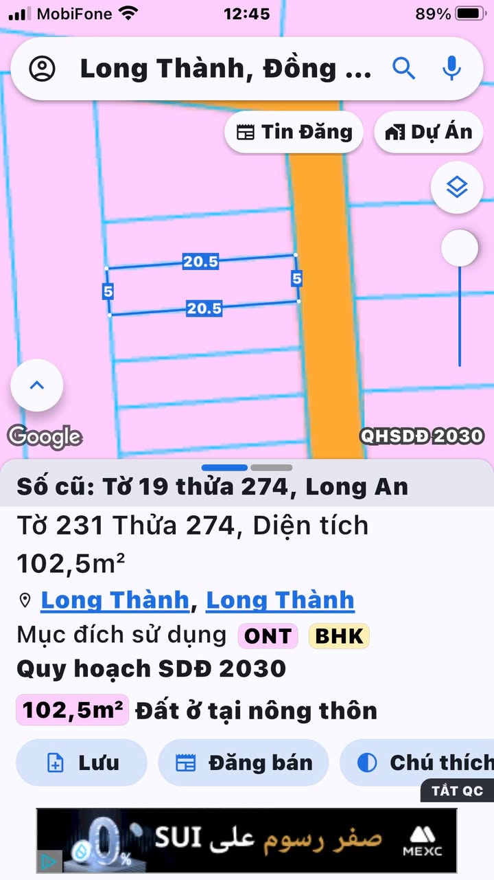 Đất nền TDC Long An, Huyện Long Thành, 100m², giá 1.x tỷ - Tiềm năng sinh lời cao!