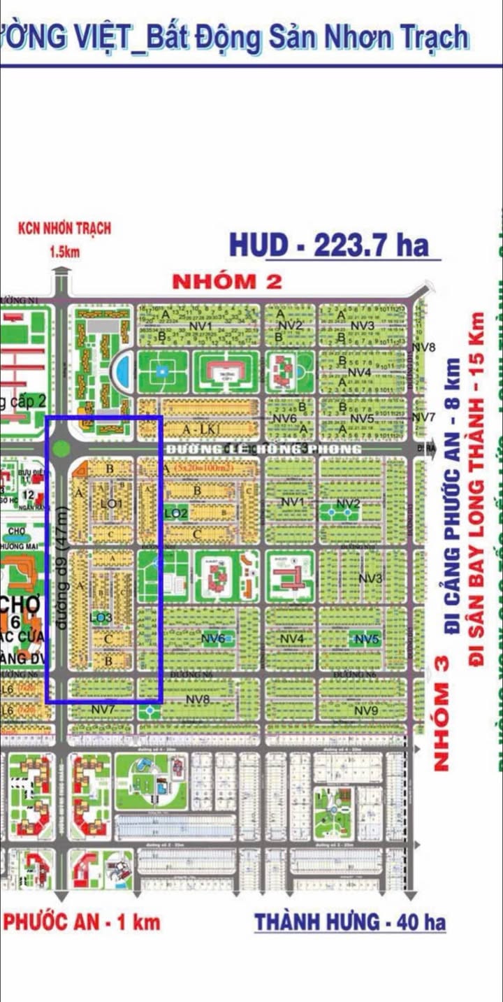 Đất nền Long Thành 120m² giá tốt - Pháp lý rõ ràng, đầu tư sinh lời!
