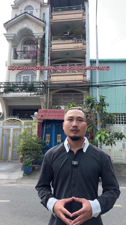 Nhà mặt tiền đường 22 Bình Phú, Quận 6, diện tích 104m², giá 13.2 tỷ - Cơ hội đầu tư sinh lời!