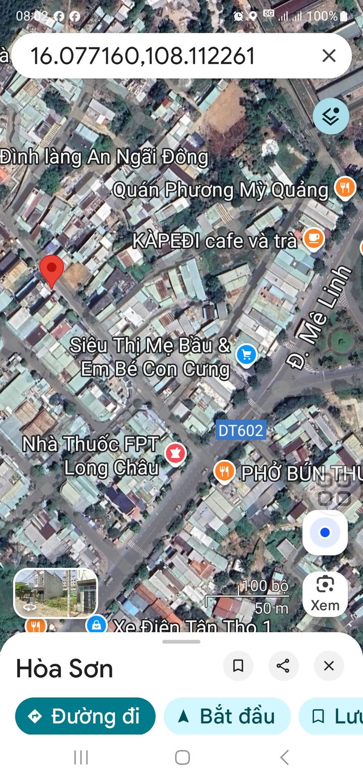 Đất nền Hòa Sơn Đà Nẵng 128m² giá 3.xx tỷ - Vị trí kinh doanh đắc địa!