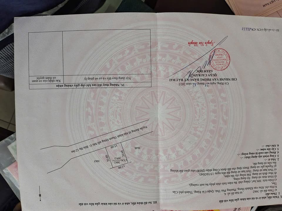 Đất cây lâu năm 150m² Phường Hưng Phú, Quận Cái Răng, Cần Thơ - Giá hấp dẫn chỉ 1 tỷ VND!