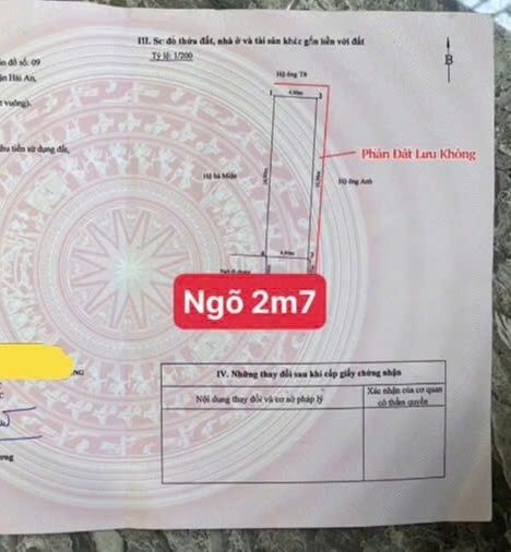 Bán đất Ngõ 455 Đường Đằng Hải 67.5m² giá 2.51 tỷ - Vị trí thông thoáng, thuận tiện xây dựng