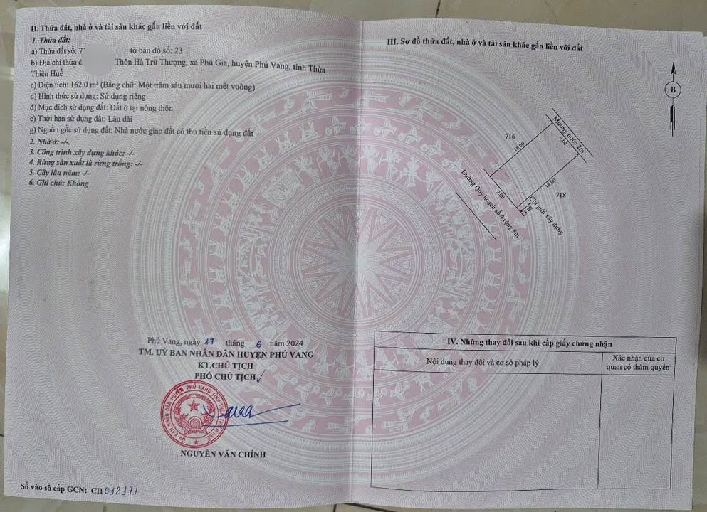 Đất nền KQH Hà Trữ Thượng, Phú Vang 162m² giá 4xx triệu - Cắt lỗ nhanh chóng!