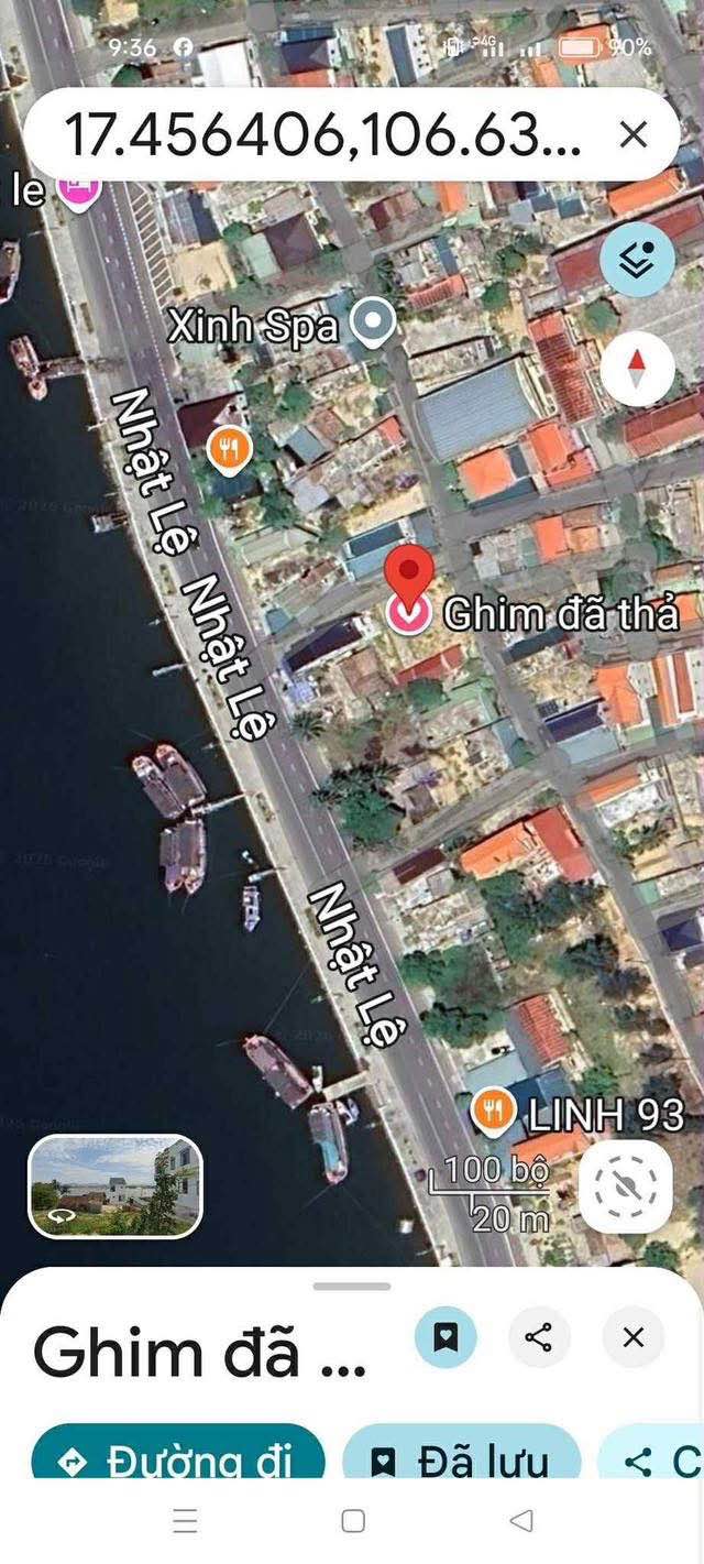 Đất ở 2 mặt tiền Kè Bảo Ninh 529m² - Cơ hội đầu tư lý tưởng