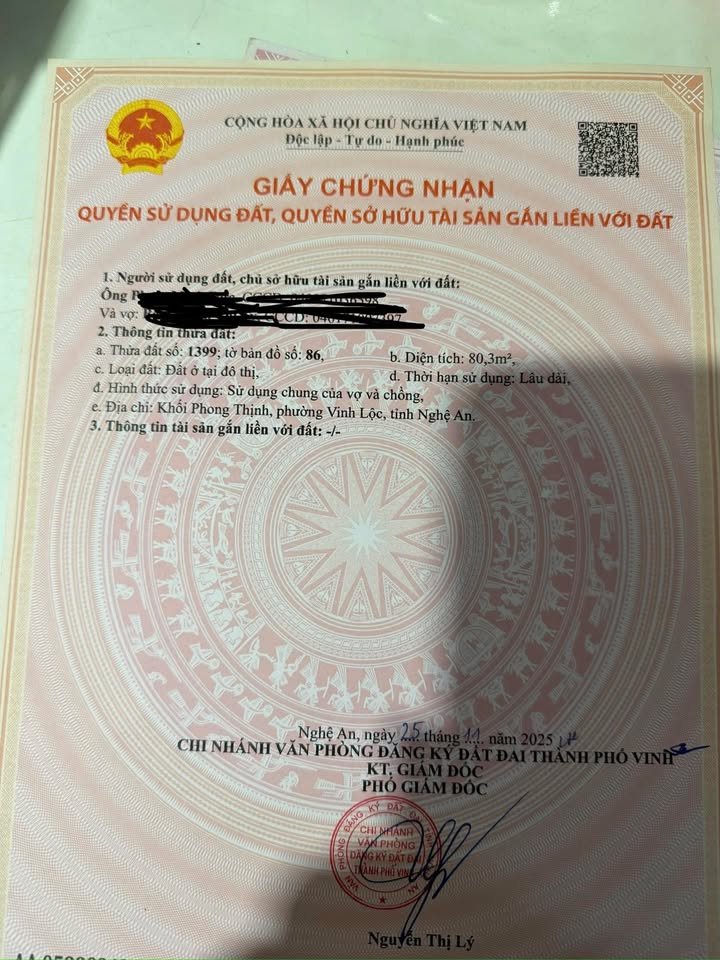 Đất Nghi Xuân, Phường Hưng Lộc 80.3m² giá 1.1 tỷ - Cơ hội đầu tư vàng!