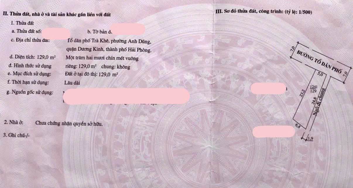 Đất lô góc phố Trà Khê, Hải Phòng 122m² giá 4.88 tỷ - Kinh doanh đỉnh cao!