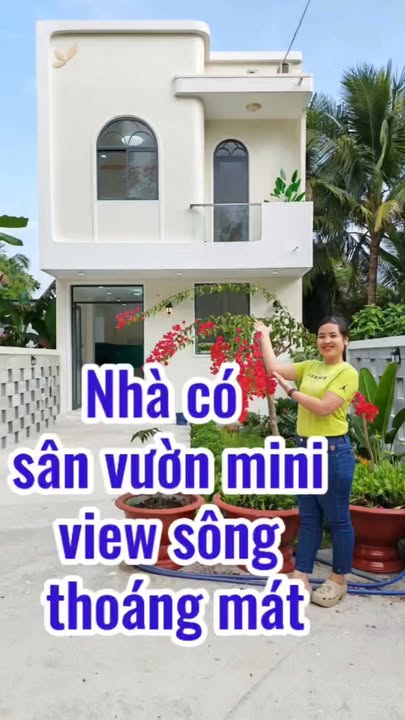 Nhà 1 trệt 1 lầu mới 100% tại Tân Hạnh, Vĩnh Long 107.6m² giá 1.5 tỷ - View sông tuyệt đẹp!