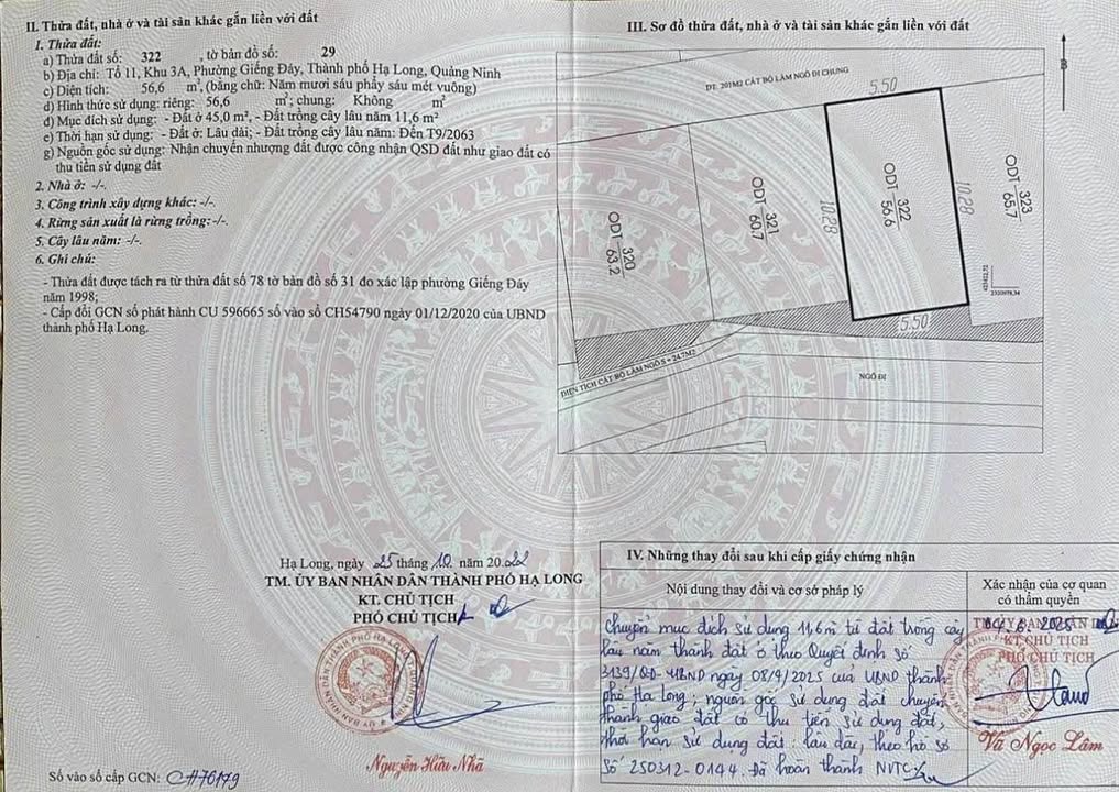 Đất nền khu 3A - Giếng Đáy 56.6m² giá 1.x tỷ - Tặng giấy phép xây dựng!