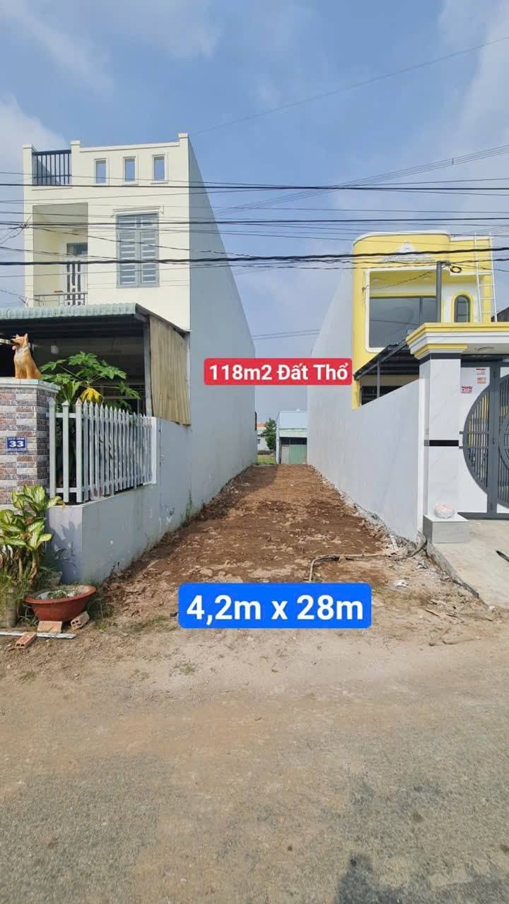 Đất thổ cư 118m² tại Đường Chùa Tôn Thạnh - Giá 1.3 tỷ - Xây dựng tự do ngay!