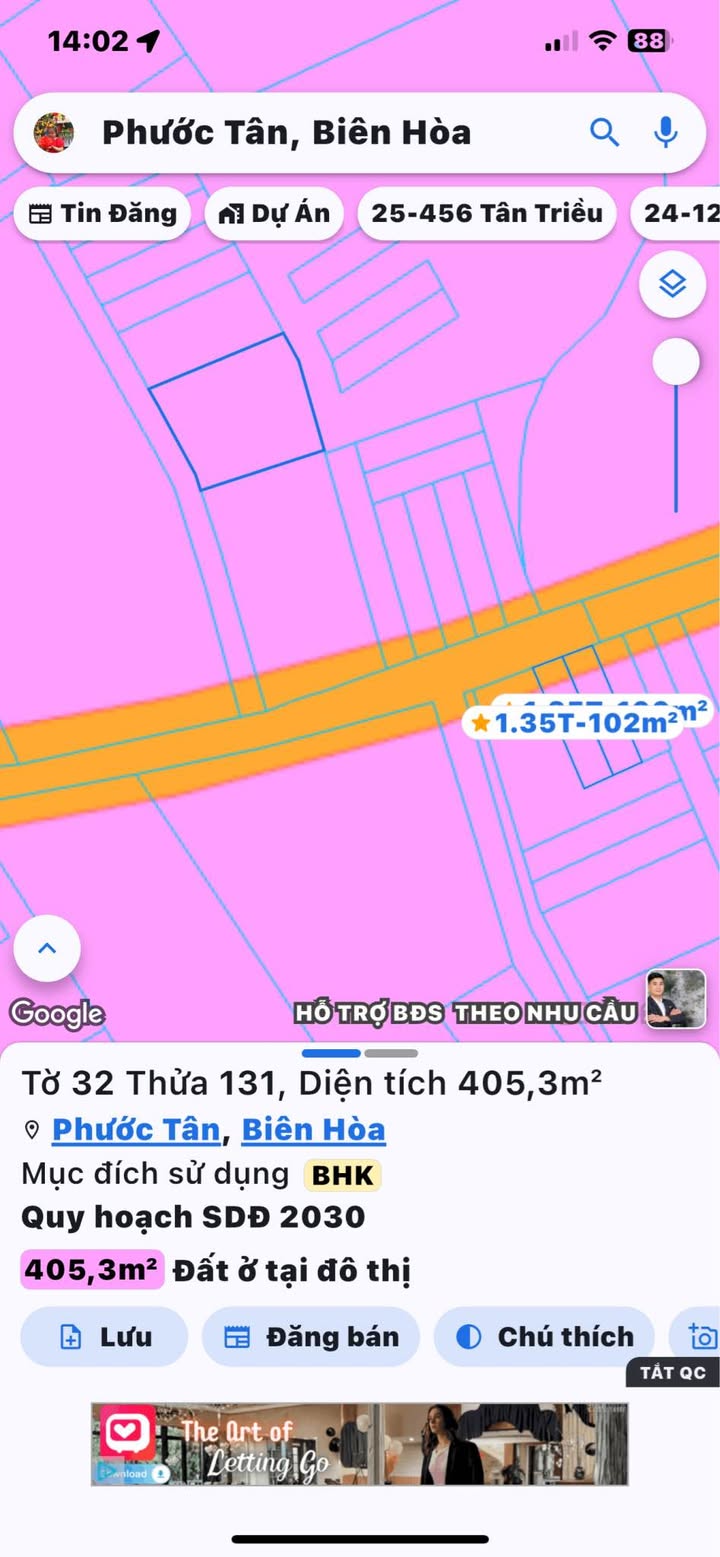 Đất thổ cư Phước Tân, Biên Hòa 4100m² giá 37 tỷ - Sổ riêng, thuận tiện đầu tư!