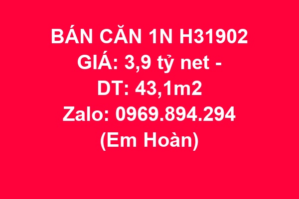 Căn hộ Vinhomes Ocean Park 43m² giá 3.9 tỷ - View hồ Ngọc Trai tuyệt đẹp!