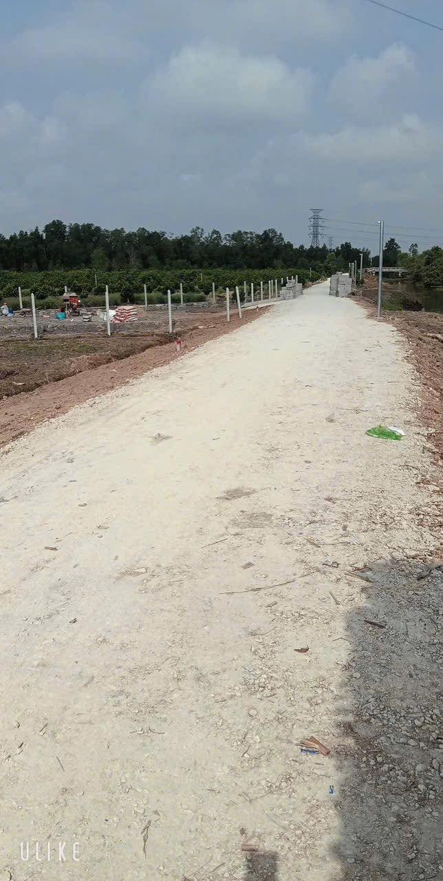 Đất thổ cư 500m² mặt tiền kênh Cựa Gà - Thạnh Lợi, Bến Lức chỉ 400 triệu