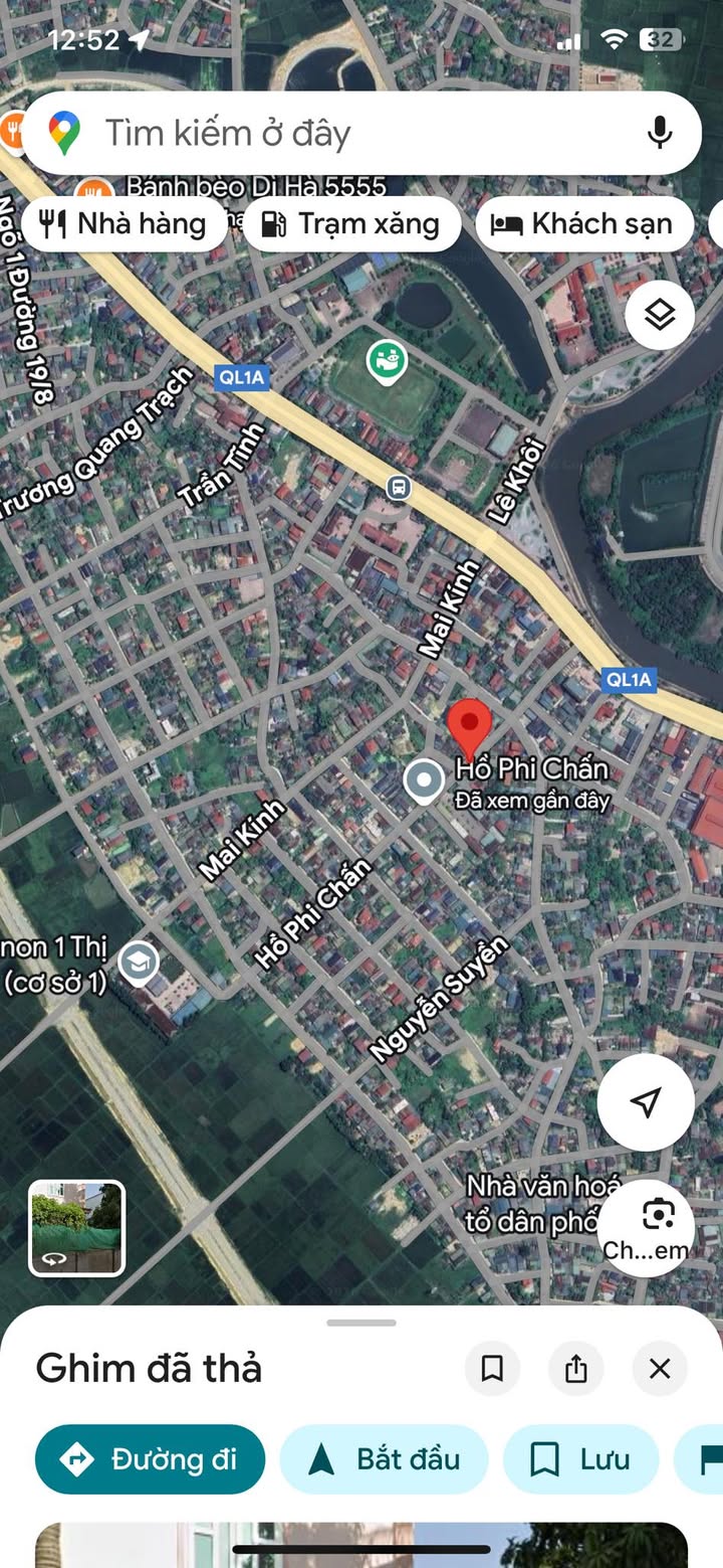 Đất mặt đường Hồ Phi Chấn, Thạch Hà 123m² giá thỏa thuận - Đầu tư sinh lời!