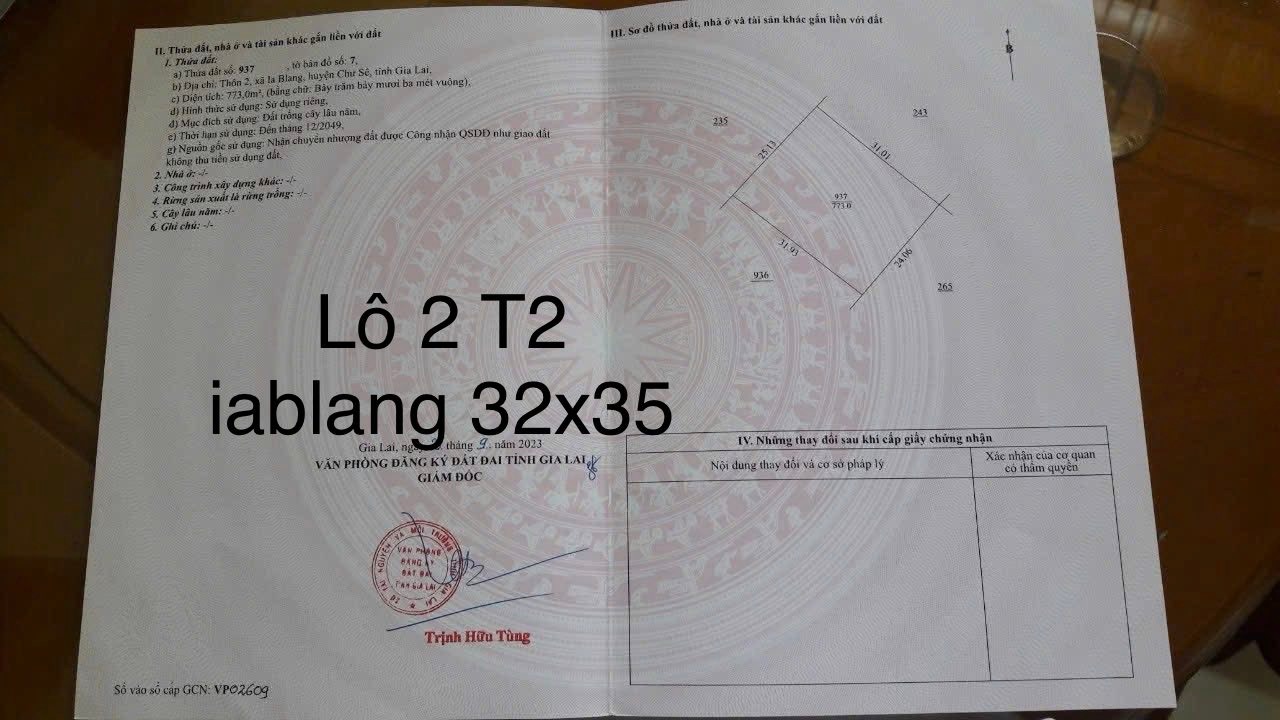 Đất thổ cư 300m² tại Thôn 2, Xã Ia Pia, Gia Lai - Giá chỉ 1.76 tỷ!