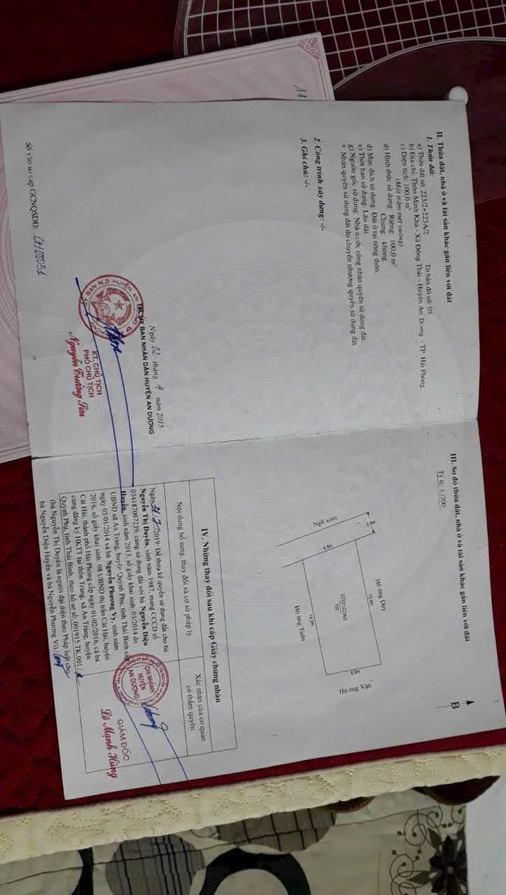 Đất nền 100m² tại Quận Hải An, Hải Phòng - Giá chỉ 2.6 tỷ, ô tô vào tận nơi!