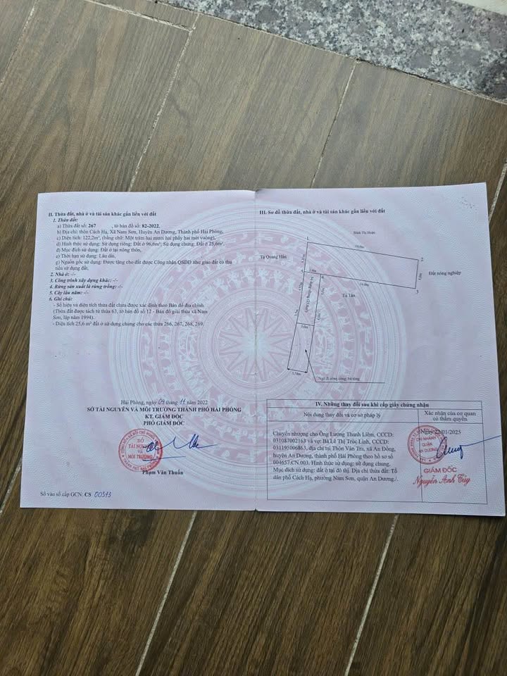 Nhà riêng Phường Nam Sơn, Quận An Dương 96m² - Giá thỏa thuận hấp dẫn!