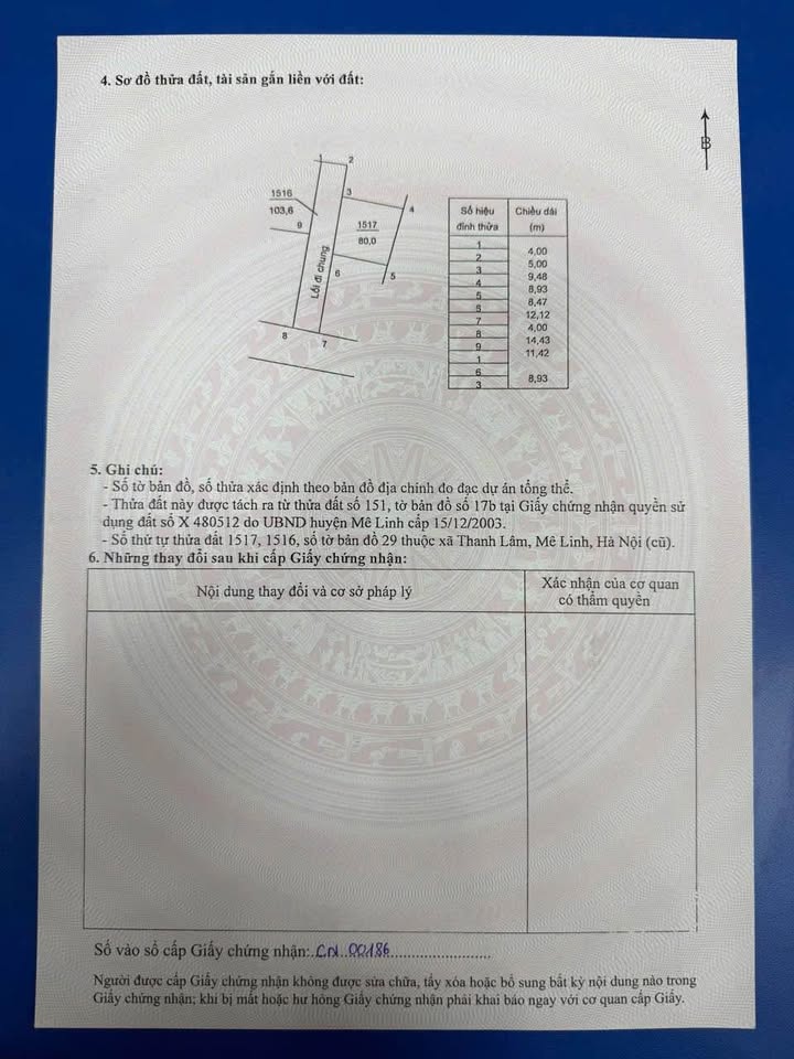 Đất thổ cư thôn Đức Hậu, Thanh Lãng 80m² giá 2 tỷ - Sổ hồng chính chủ!