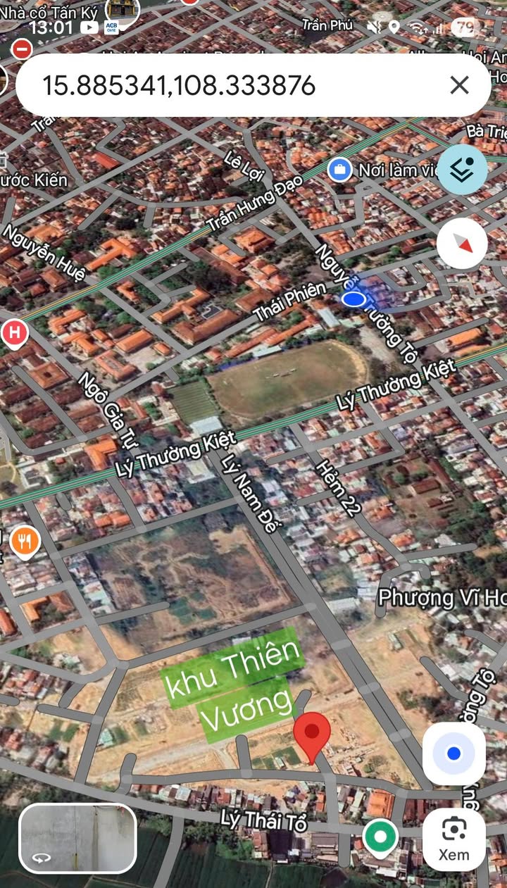 Đất nền Khu Thiên Vương, 200m² - Cơ hội đầu tư lý tưởng!