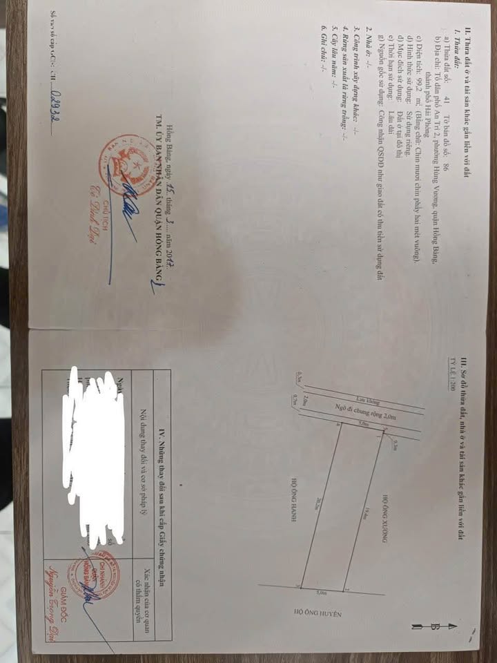 Đất nền Hùng Vương, Hải Phòng 100m² giá 3.3 tỷ - Sổ đỏ chính chủ, oto vào tận nơi!