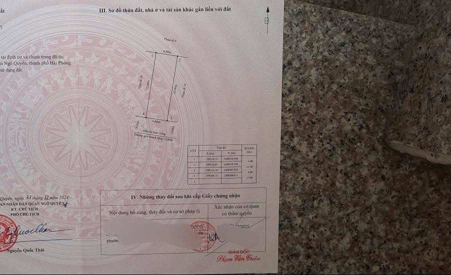 Lô đất TĐC 226 Lê Lai, 48m² giá 4.896 tỷ - Đầu tư sinh lời ngay!