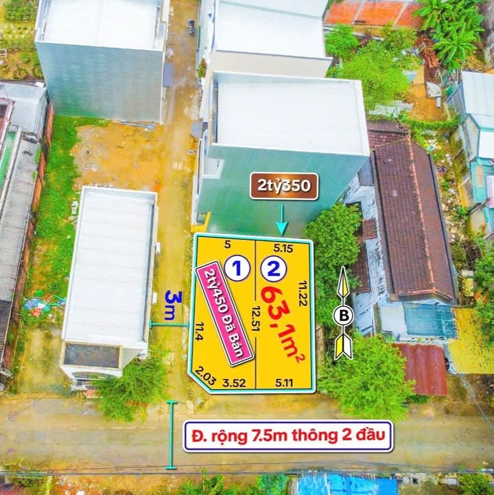 Đất liền kề Hoàng Quốc Việt - An Đông 125m² giá 2.3 tỷ - Kinh doanh tiềm năng