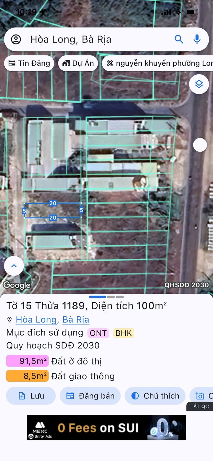 Đất nền Khu Lan Anh 1 mở rộng, Bà Rịa 100m² giá 1.6 tỷ - Sổ hồng đầy đủ, chính chủ!