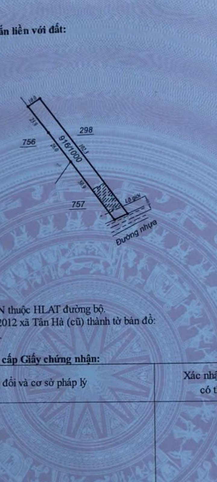 Đất nền Xã Tân Hà 360m² giá 2.1 tỷ - Sổ đỏ chính chủ, đầu tư sinh lời!