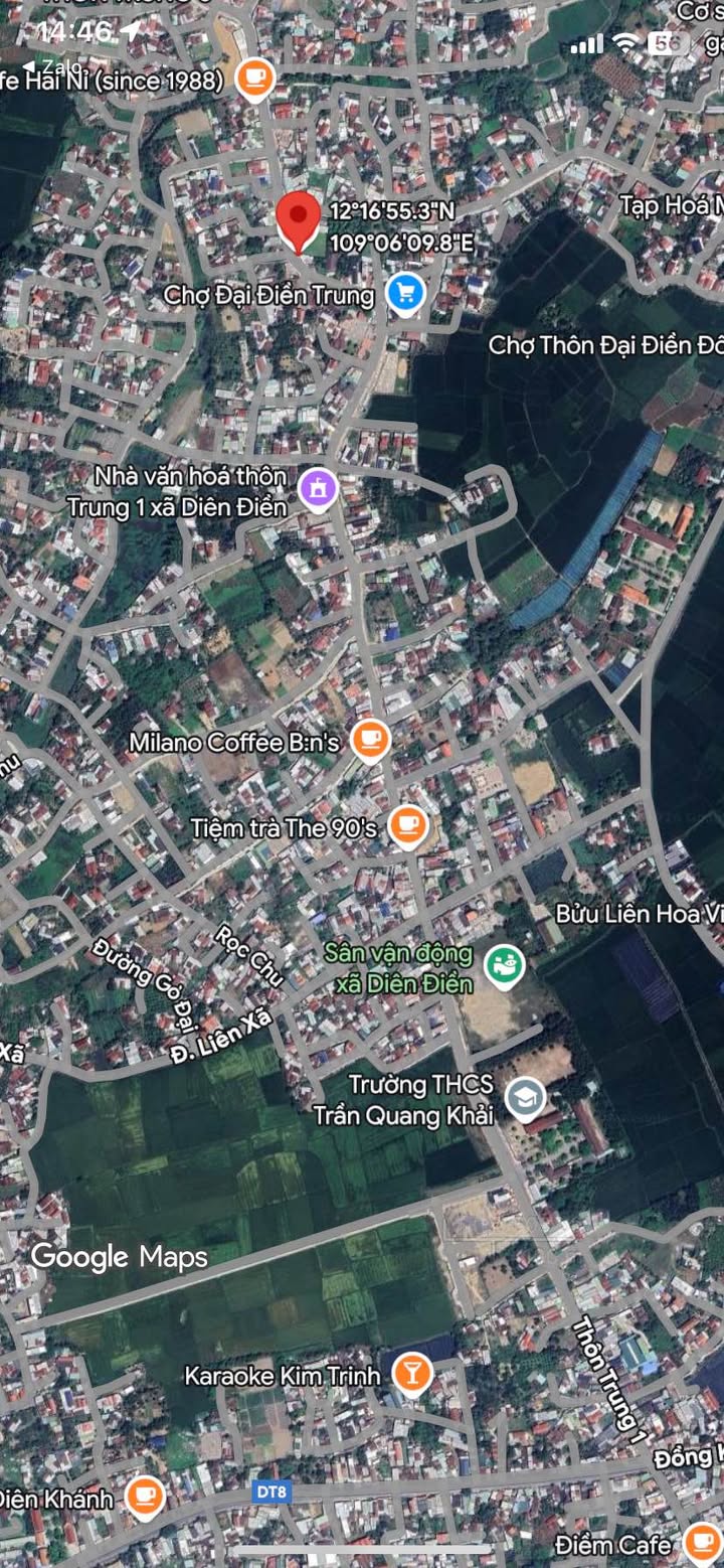 FrontHouse Đường Hương Lộ 5, Xã Diên Điền, 256m² giá 3.8 tỷ - Mặt tiền kinh doanh sầm uất!