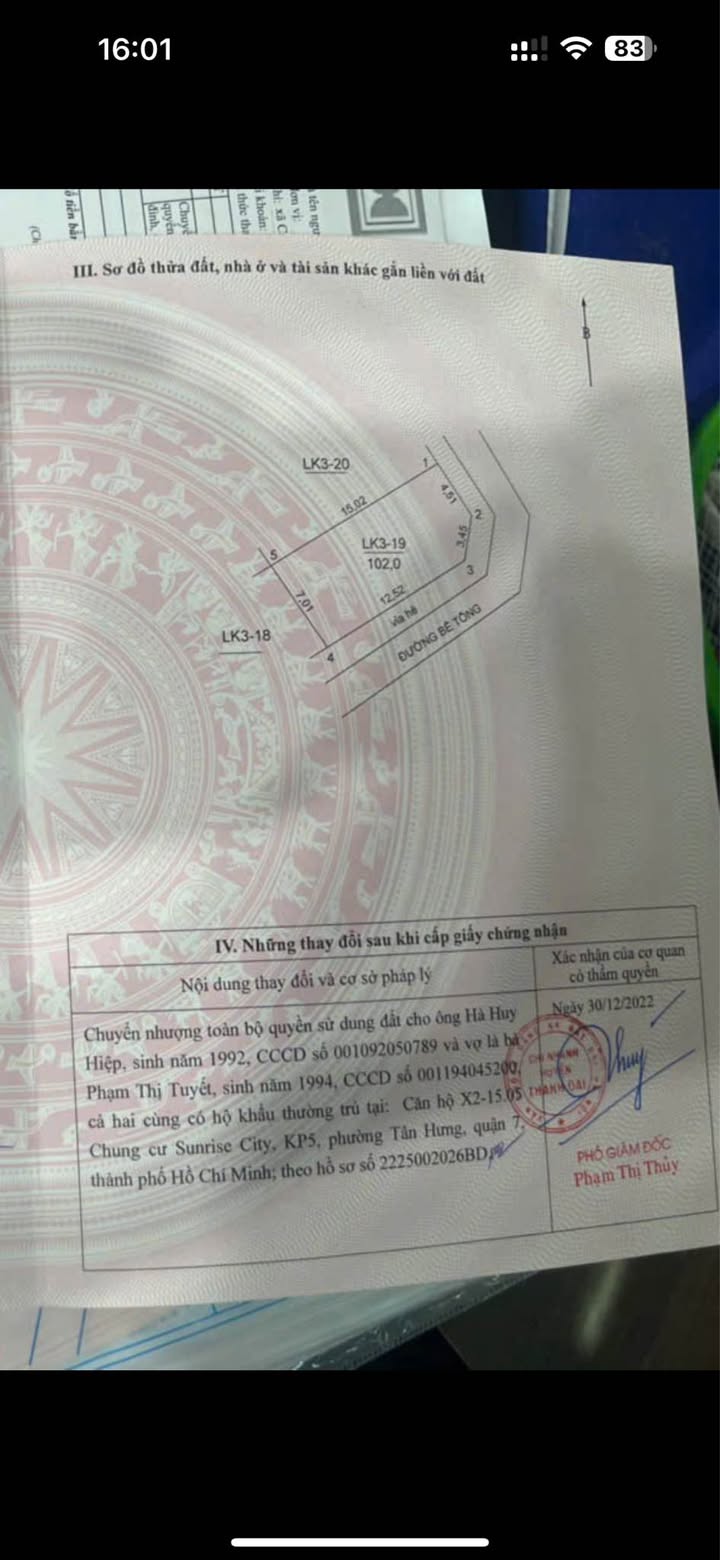 Đất nền Xã Dân Lý, Huyện Triệu Sơn, 102m² giá 632.4 triệu - Cơ hội đầu tư tuyệt vời!