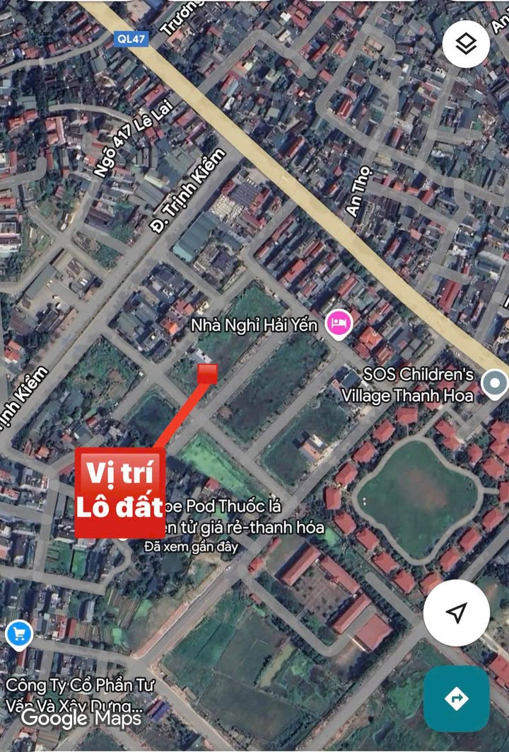 Đất nền Phường Quảng Hưng, Thanh Hóa 90m² giá 3 tỷ - Vị trí đắc địa, tiềm năng sinh lời cao!