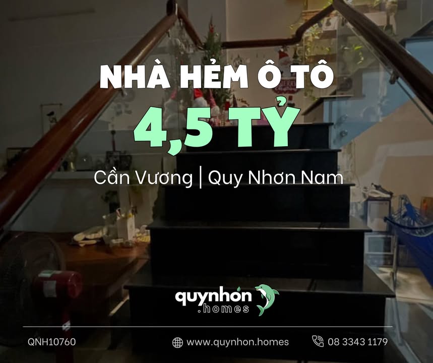 Nhà hẻm Cần Vương, Quy Nhơn 56m² giá thỏa thuận - Không gian rộng rãi, thoải mái!