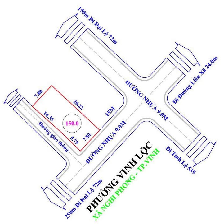 Đất nền Xóm 8 Nghi Phong 150m² giá 4.6 tỷ - Lô góc đẹp, cắt lỗ gấp!