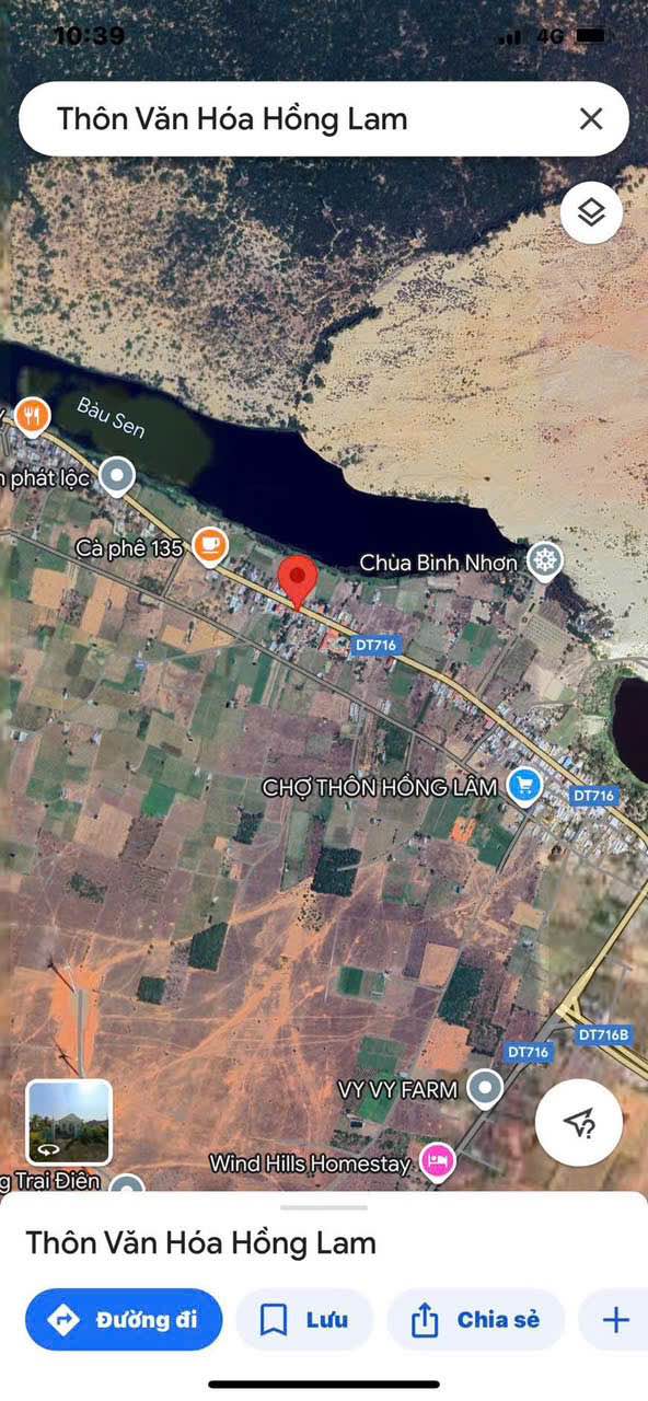 Đất thổ cư 385m² mặt tiền DT716, Hòa Thắng - Giá thương lượng hấp dẫn!