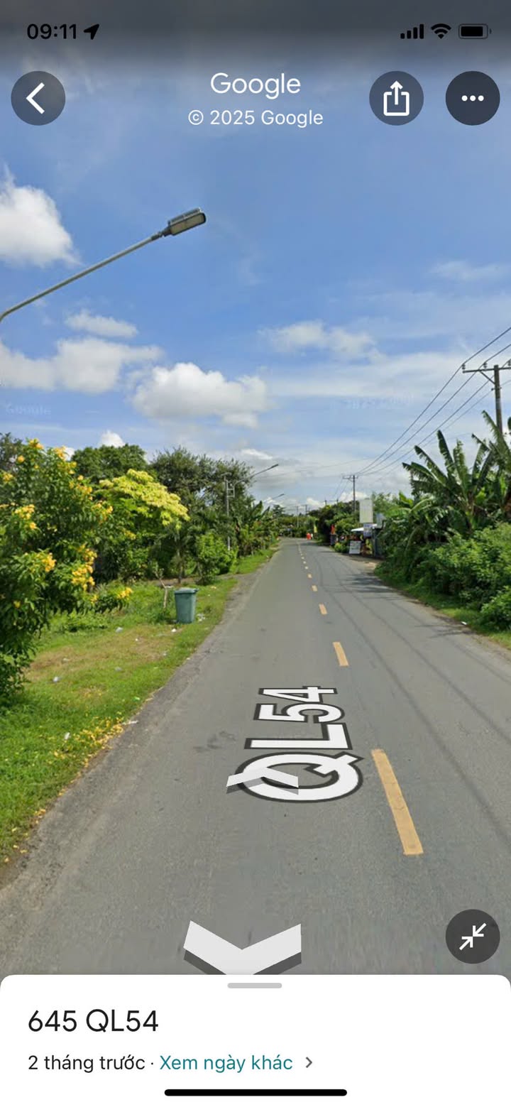 Đất mặt tiền Quốc lộ 54, Châu Thành, Trà Vinh 1.451m² - Cơ hội đầu tư vàng!