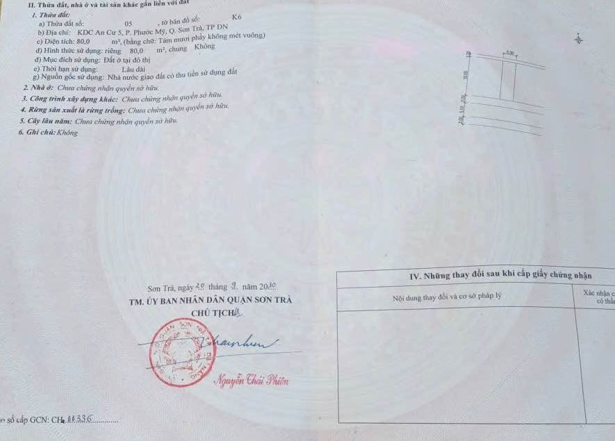 Đất nền đường Trần Đức Thông, Sơn Trà 80m² giá 12.5 tỷ - Cơ hội đầu tư tuyệt vời!