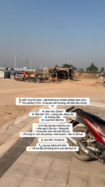 Biệt thự góc Metropolis Thành Đông 220m² giá 10.06 tỷ - Đầu tư lý tưởng!