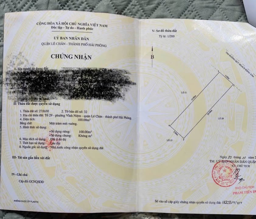 Đất nền Võ Nguyên Giáp, Lê Chân, Hải Phòng 100m² giá 105 triệu - Cơ hội đầu tư hiếm có!
