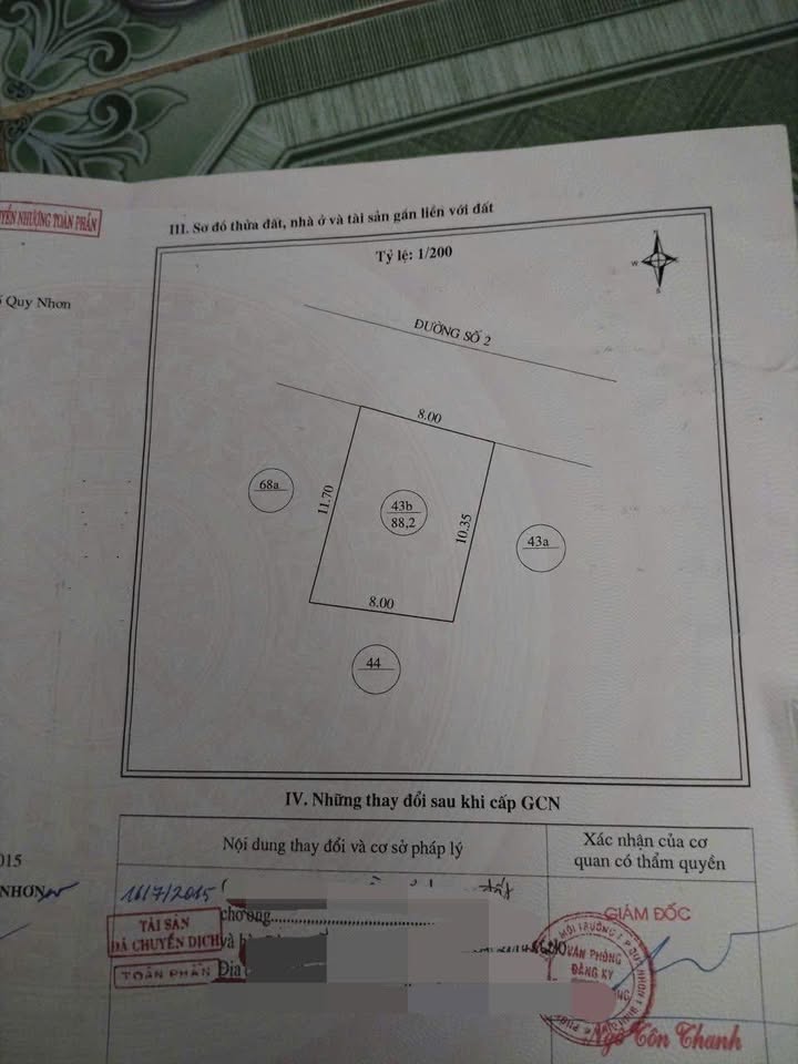 Đất mặt tiền chợ Dinh, Quy Nhơn 88m² giá 3.5 tỷ - Cơ hội đầu tư tuyệt vời!