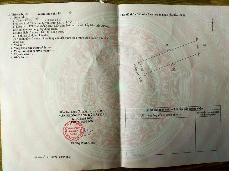 Đất nền xã Châu Hưng, 120m² giá 690 triệu - Đầu tư sinh lời ngay!