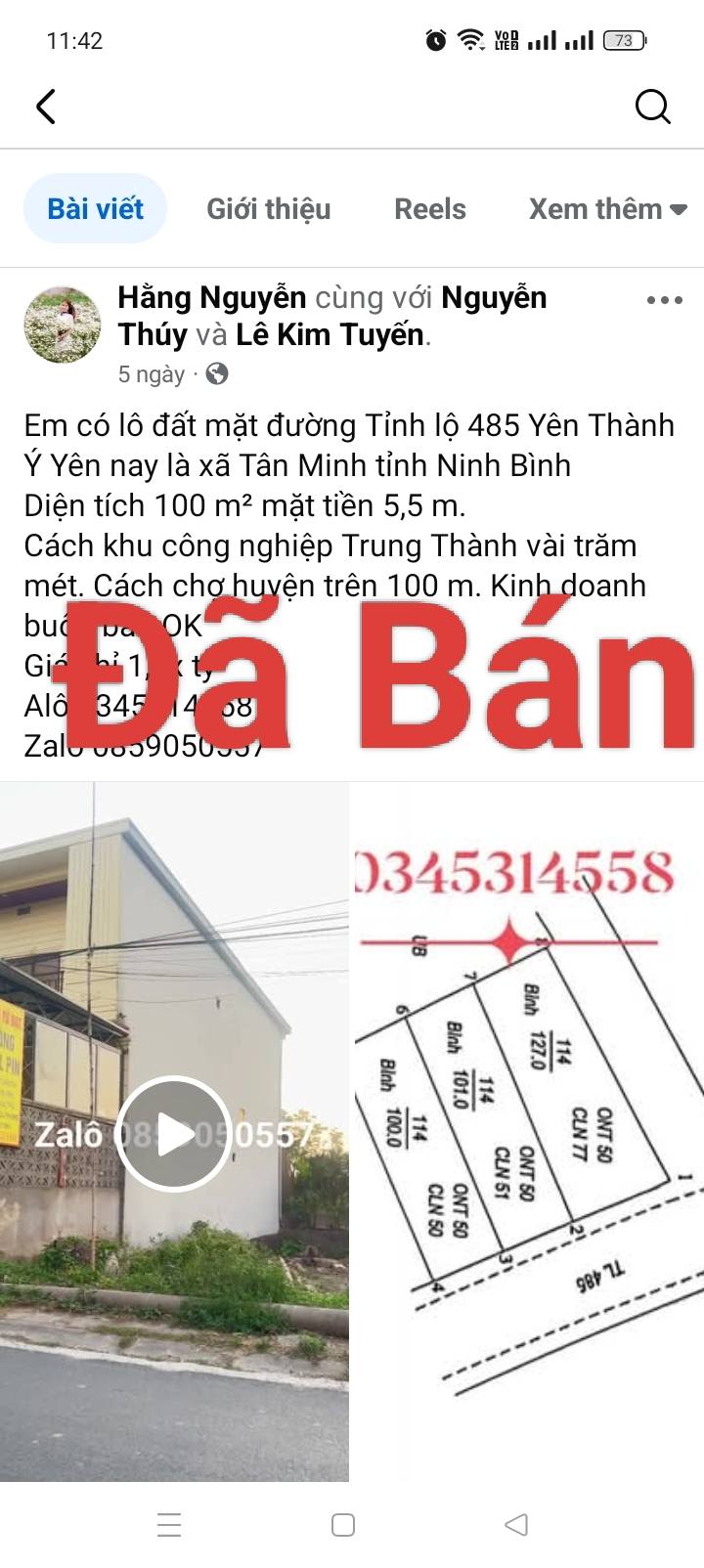 Đất mặt đường Quốc lộ 37b, xã Yên Nhân, Ninh Bình 100m² - Đầu tư sinh lời hấp dẫn!