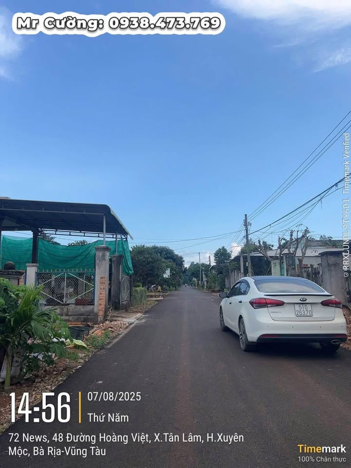 Đất nền Bàu Lâm, Xuyên Mộc 156m² giá 790 triệu - Đường nhựa sầm uất, dân cư đông đúc!