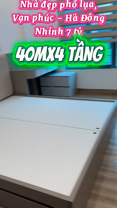 Nhà phố lụa Vạn Phúc 40m² giá 7 tỷ - Full nội thất cao cấp, giao ngay!