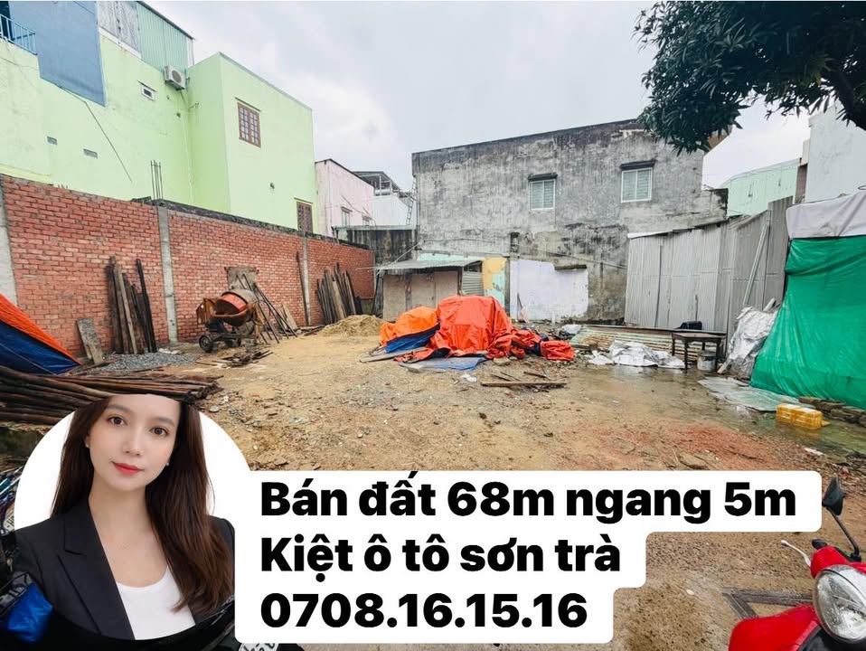 Đất Sơn Trà 68m² giá 5 tỷ - Kiệt ô tô sát biển