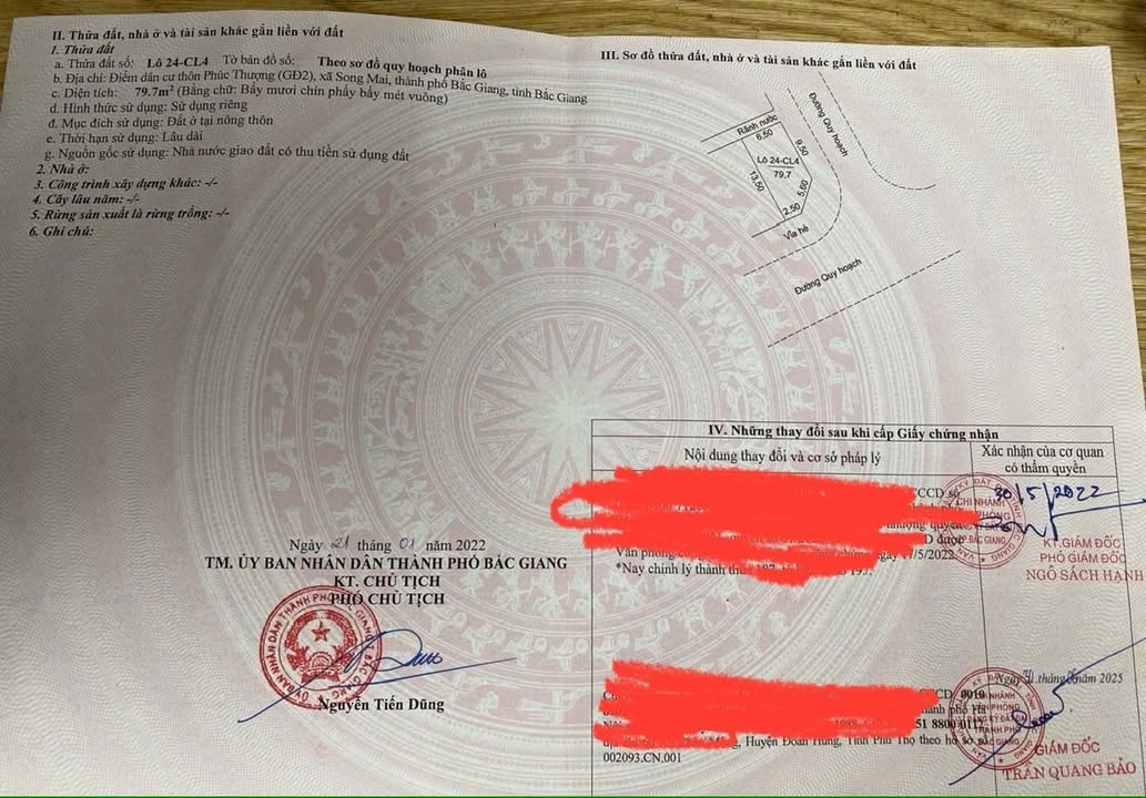 Đất nền phân lô góc Đường Hoàng Hoa Thám, Đa Mai 80m² - Giá chỉ 2 tỷ!