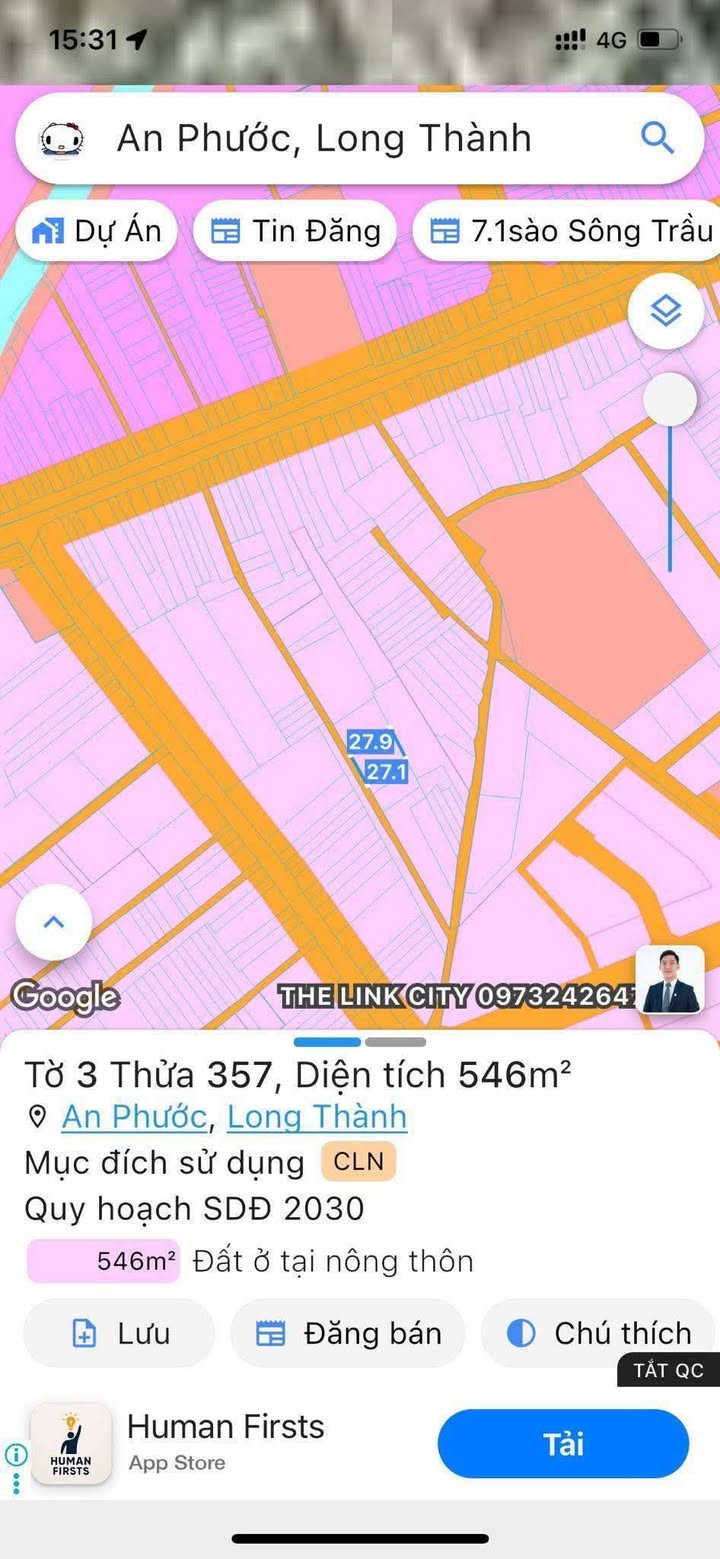 Đất nền ấp 8, Xã Sông Trầu, Huyện Trảng Bom, 540m² giá 3.9 tỷ - Cơ hội đầu tư không thể bỏ qua!