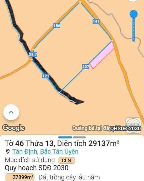 Đất phân lô 4ha tại Bắc Tân Uyên giá 39 tỷ - Cơ hội đầu tư hấp dẫn!