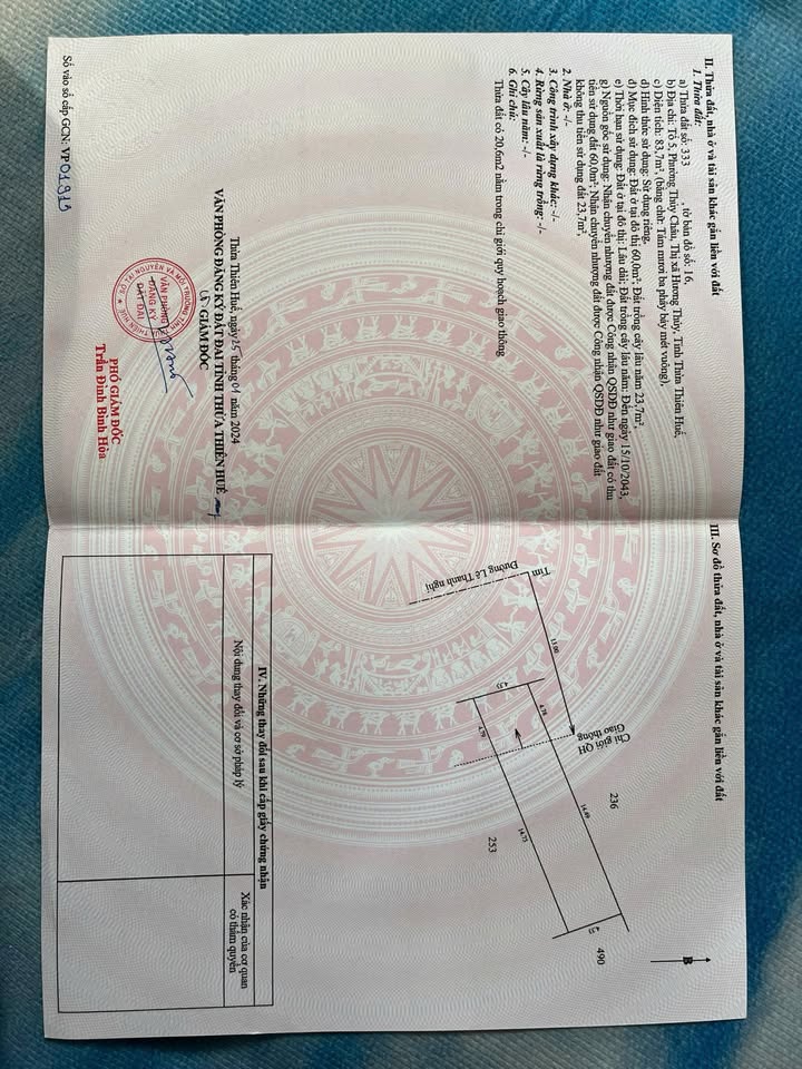 Đất mặt tiền Lê Thanh Nghị Thủy Châu 83.7m² giá 1.25 tỷ - Đầu tư sinh lời ngay!