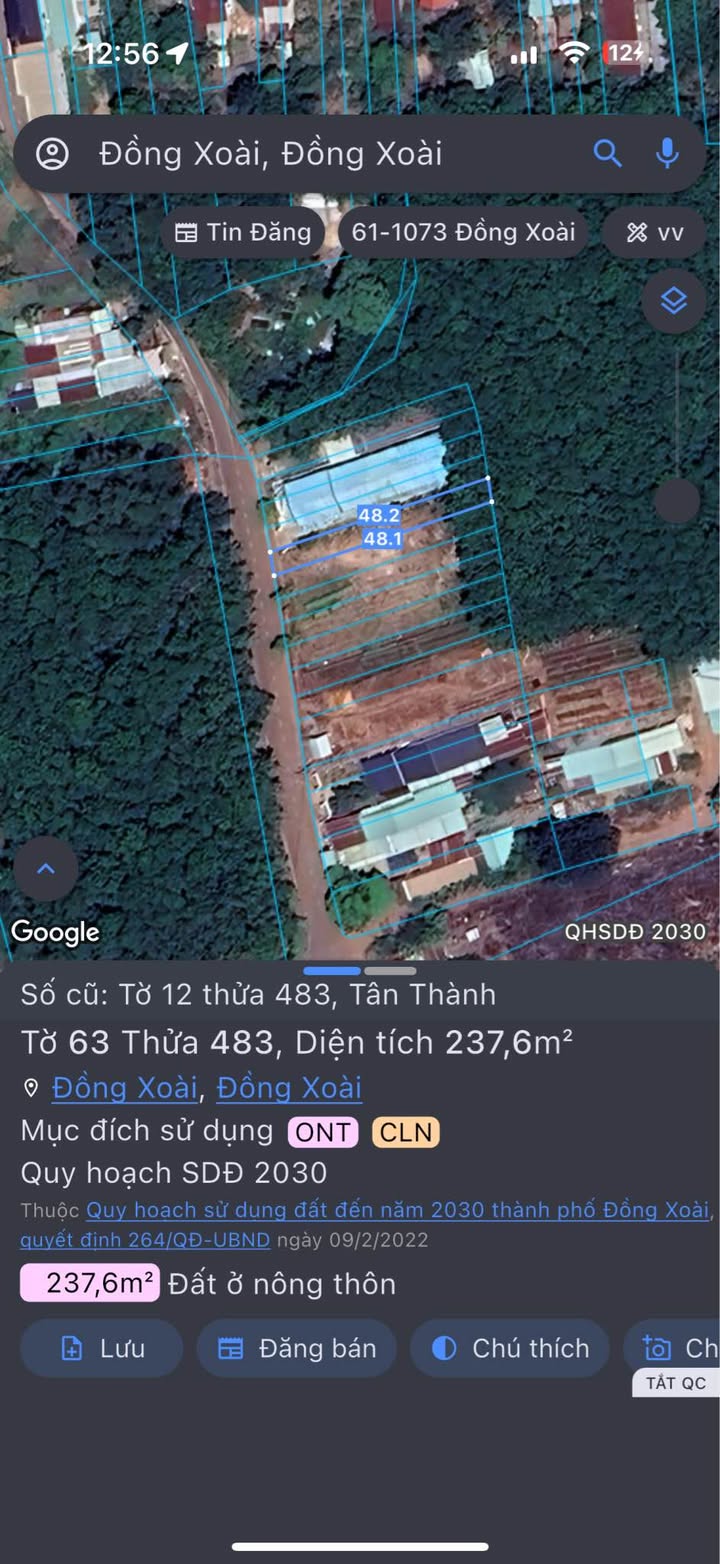 Đất nền Ấp 8 Tân Thành 240m² giá 300 triệu - Cơ hội đầu tư tuyệt vời!