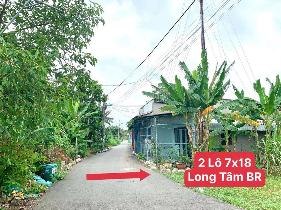 Đất nền phường Long Tâm, Bà Rịa 124m² giá chỉ 1.8 tỷ - Đầu tư sinh lời ngay!