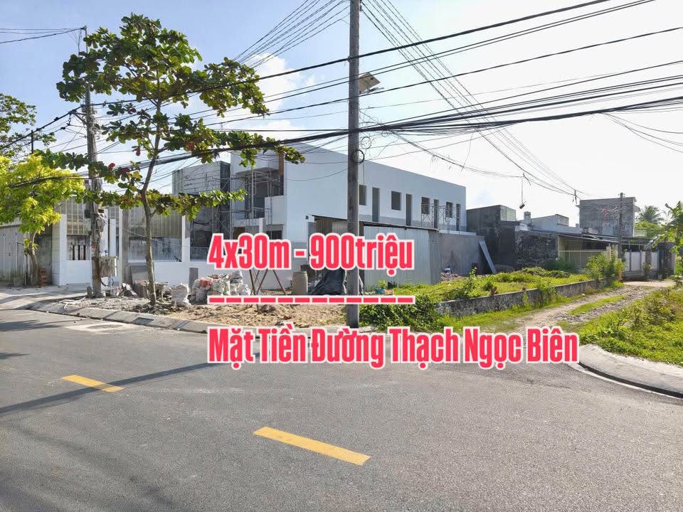 Đất nền mặt tiền Thạch Ngọc Biên - 120m² giá 900 triệu - Pháp lý rõ ràng!